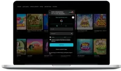 FestivalPlay live casino on a computer